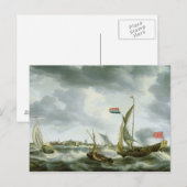 Schepen op Zee Briefkaart (Voorkant / Achterkant)