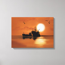 Schepen op zee
