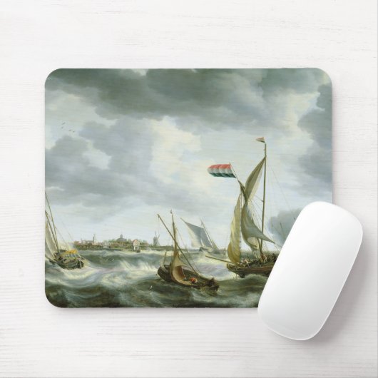 Schepen op Zee Muismat (Met muis)