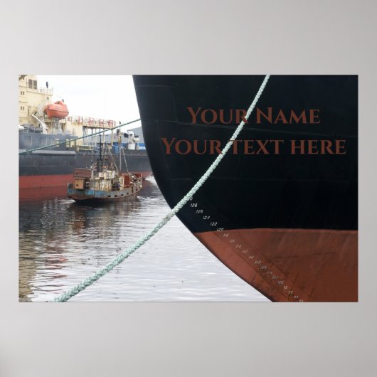 Schepen Poster (Voorkant)