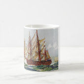 Schepen Slag bij Trafalgar Koffiemok (Center)