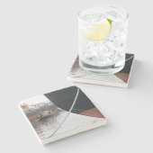 Schepen Stenen Onderzetter (Zijkant)