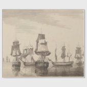 Schepen van 26 juni 1776 cadeaupapier (Vlak)