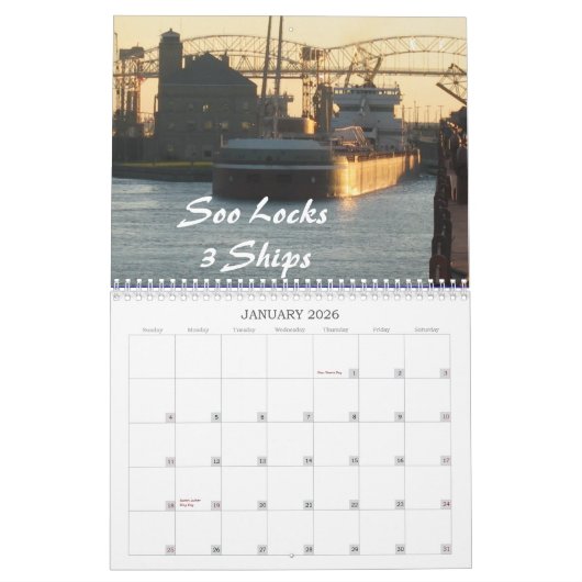 Schepen van de Grote, Grote Meren Kalender (Jan 2026)