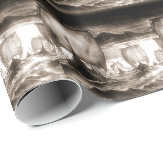 SCHEPEN VITEREN CADEAUPAPIER (Rol Hoek)