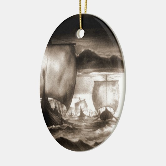 SCHEPEN VITEREN KERAMISCH ORNAMENT (Links)