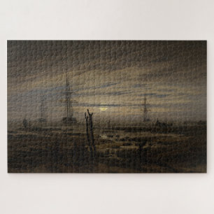 Schepen voor anker – Caspar David Friedrich Legpuzzel