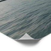 Schepen voor anker in de Straat van Singapore onde Poster (Hoek)