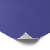Schepen Wiel Wit en Blauw (gepersonaliseerd) Poster (Hoek)