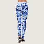  SCHEPEN, ZEEVAARTUIGEN, marineblauw Leggings (Achterkant)