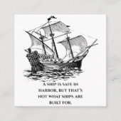 Schepen zijn bedoeld om te varen klantenkaartje (Voorkant)