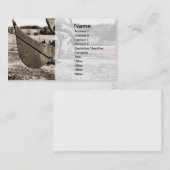 schepje voor graafmachine visitekaartje (Voorkant / Achterkant)