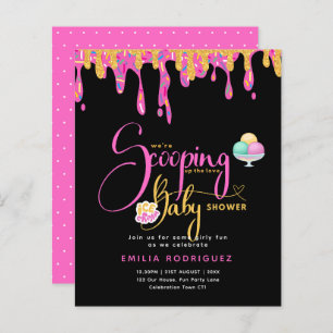 Scheppen omhoog Liefde Ijs Creme Baby Meisje Douch