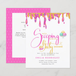 Scheppen omhoog Liefde Ijs Creme Baby Meisje Douch