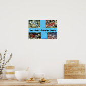 Scheppen op Poipu Beach Poster (Keuken)