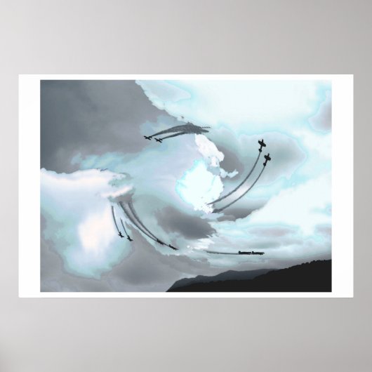 Scheppen van de lucht poster (Voorkant)