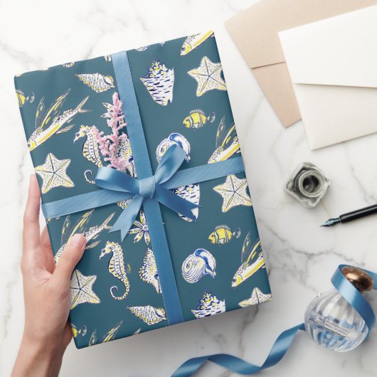 Scheppen van de oceaan cadeaupapier (Geschenken)