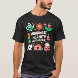 Schepper Ink levenloze krankzinnigheid zwart en wi T-shirt