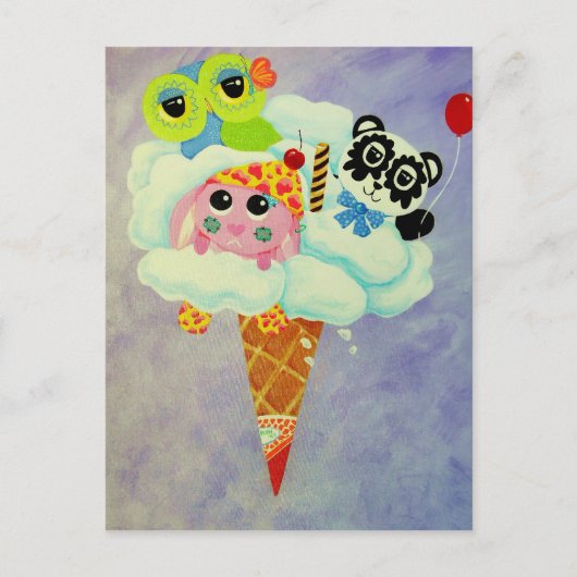 Schepper van de cloud briefkaart (Voorkant)