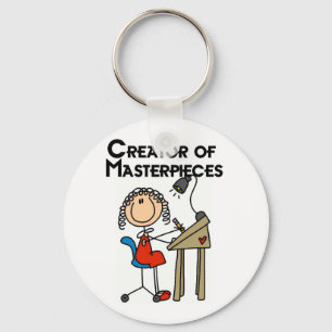 Schepper van de T-shirts en de Giften van Sleutelhanger