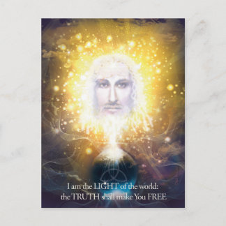 Schepper van de wereld briefkaart