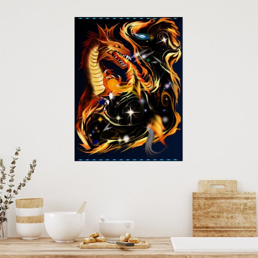 Schepper van het Poster van sterrenstelsels (Keuken)