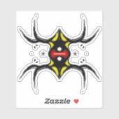 schepping uit de ruimte v2 sticker (Vel)