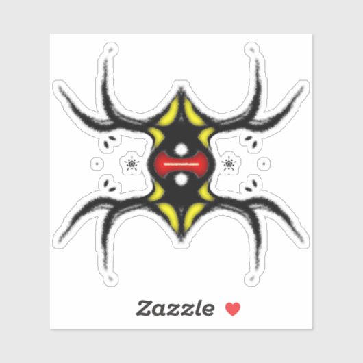 schepping uit de ruimte v2 sticker (Vel)
