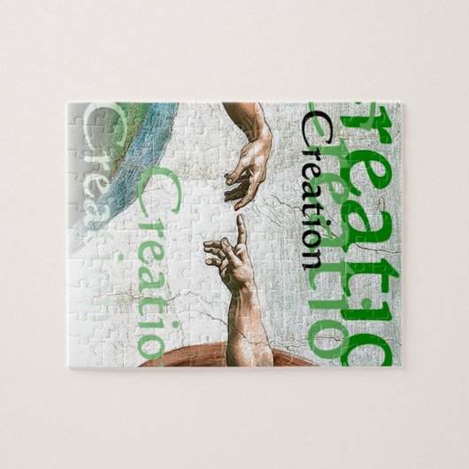 Schepping van Adam Legpuzzel (Horizontaal)