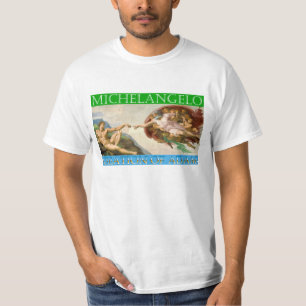 Schepping van Adam - Michelangelo, Sixtijnse Kapel T-shirt
