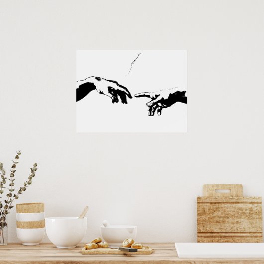 Schepping van Adam Poster (Keuken)