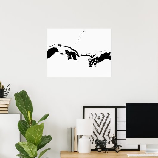 Schepping van Adam Poster (Thuiskantoor)