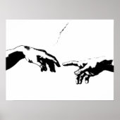 Schepping van Adam Poster (Voorkant)