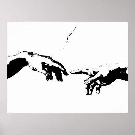 Schepping van Adam Poster (Voorkant)