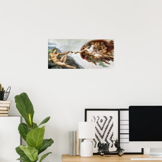 Schepping van Adam Poster (Thuiskantoor)