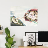 Schepping van Adam Poster (Thuiskantoor)