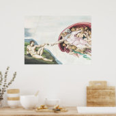 Schepping van Adam Poster (Keuken)