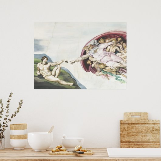 Schepping van Adam Poster (Keuken)