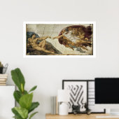 Schepping van Adam Poster (Thuiskantoor)