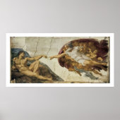 Schepping van Adam Poster (Voorkant)