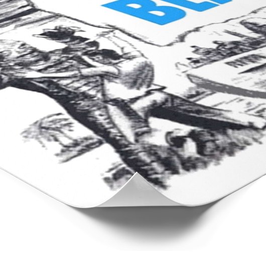 Schepping van de Zwarte Lagoon Poster (Hoek)