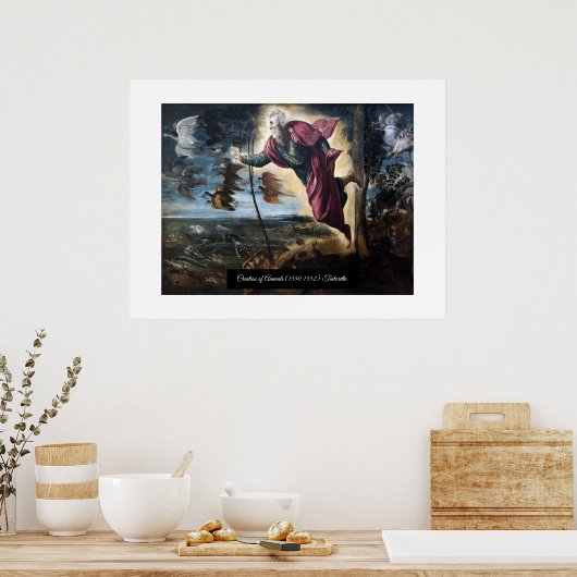 Schepping van dieren poster (Keuken)