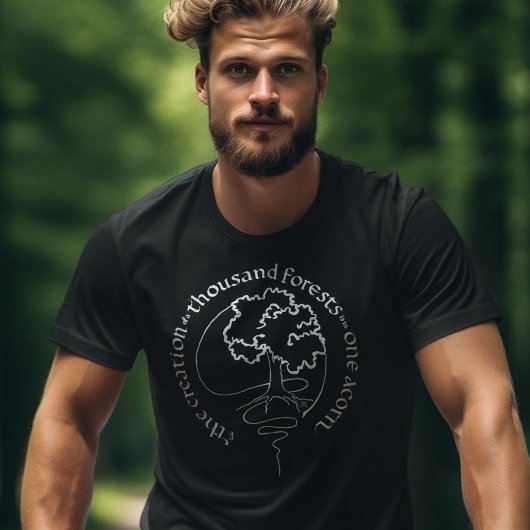 SCHEPPING VAN DUIZEND BOSSEN IN ÉÉN EIKEL T-SHIRT