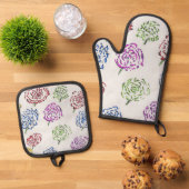 Scheppings patronen  ovenwant & pannenlap set (Top down)