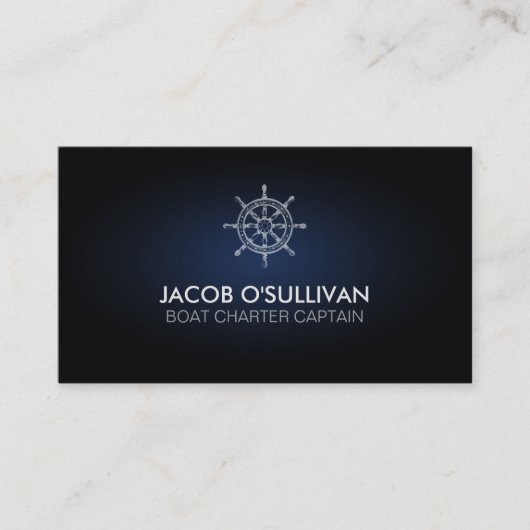 Schepror Boot Charter Vissen Visitekaartje (Voorkant)