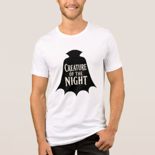 Schepsel van de Nacht Gotische Vampier Kap Mantel Tri-Blend Shirt
