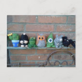 schepsels en tekens van lettertekens briefkaart (Voorkant)