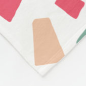 Scherben - Kleuren 01 Fleece Deken (Hoek)