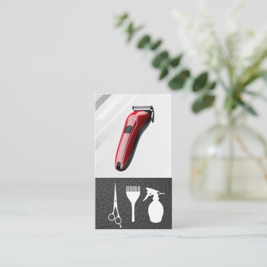 Scheren | Kappersgereedschap Visitekaartje (Staand voorkant)