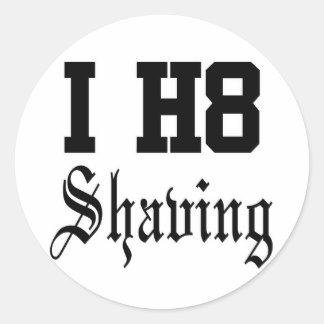 scheren ronde sticker